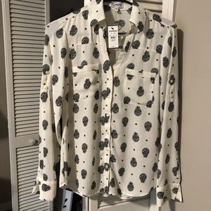 Express paisley portofino shirt